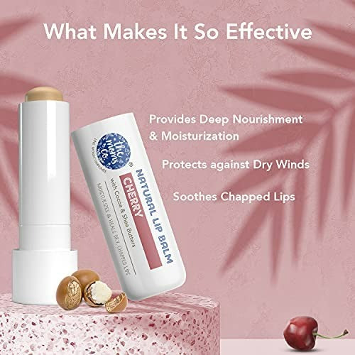 The Moms Co Natural Cherry Lip Balm image 4