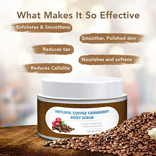 The Moms Co Natural Coffee Cranberry Body Scrub image 5