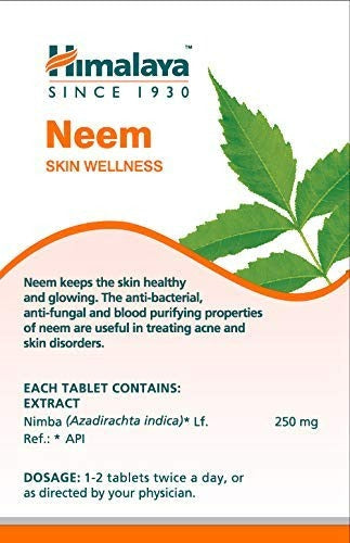 Himalaya Wellness Pure Herbs Neem Skin Wellness - 60 tabs image 7