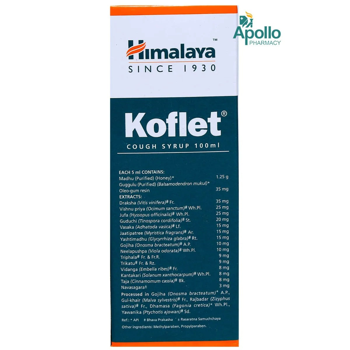 Himalaya Herbals - Koflet Cough Syrup 100ml image 4