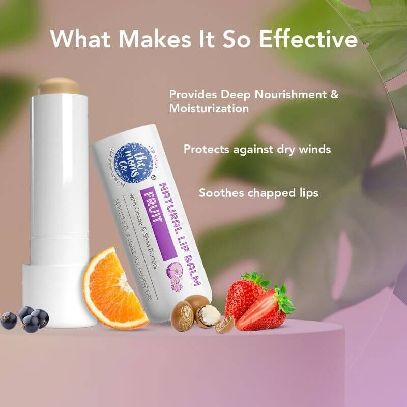 The Moms Co Natural Fruit Lip Balm image 6