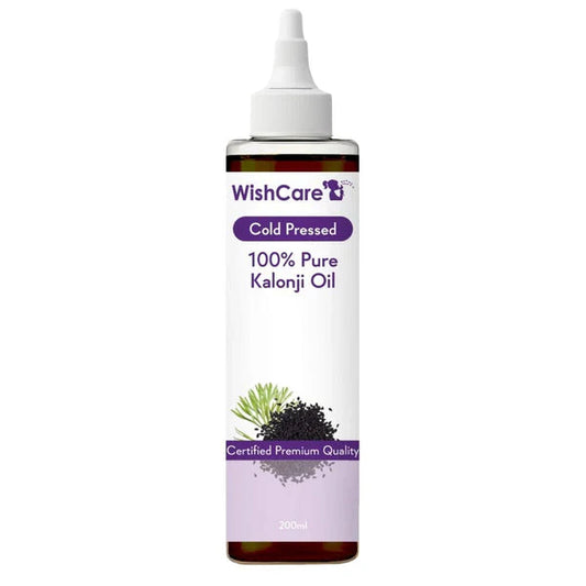 Wishcare Premium Cold Pressed Kalonji - Onion Black Seed Hair Oil -200 ml image 1