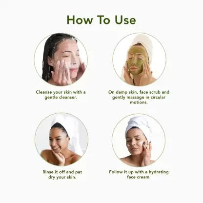 The Moms Co Natural Green Tea Face Scrub image 4