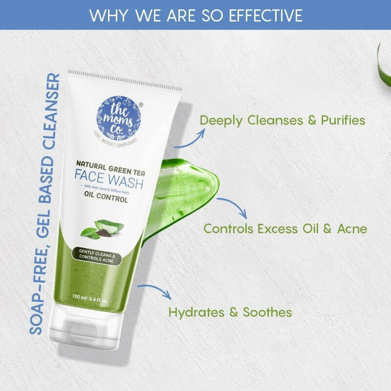 The Moms Co Natural Green Tea Face Wash image 6