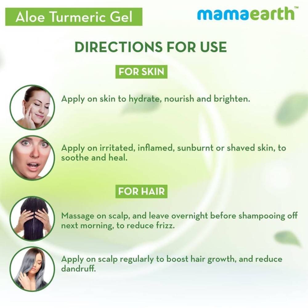 Mamaearth Aloe Turmeric Gel For Skin & Hair image 4