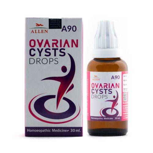 Allen Homeopathy A90 Ovarian Cysts Drops image 1
