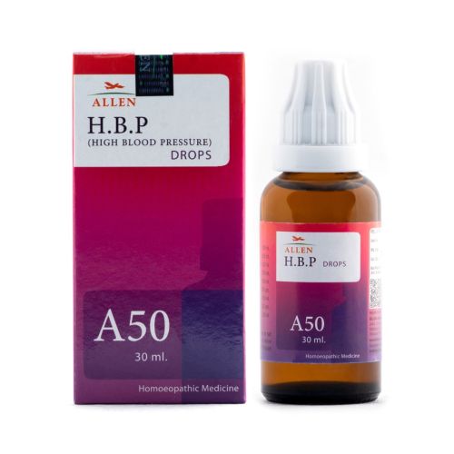 Allen Homeopathy A50 H.B.P (High Blood Pressure) Drops image 1