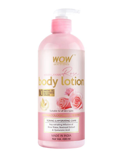 Wow Skin Science Himalayan Rose Body Lotion - 400 ml image 1
