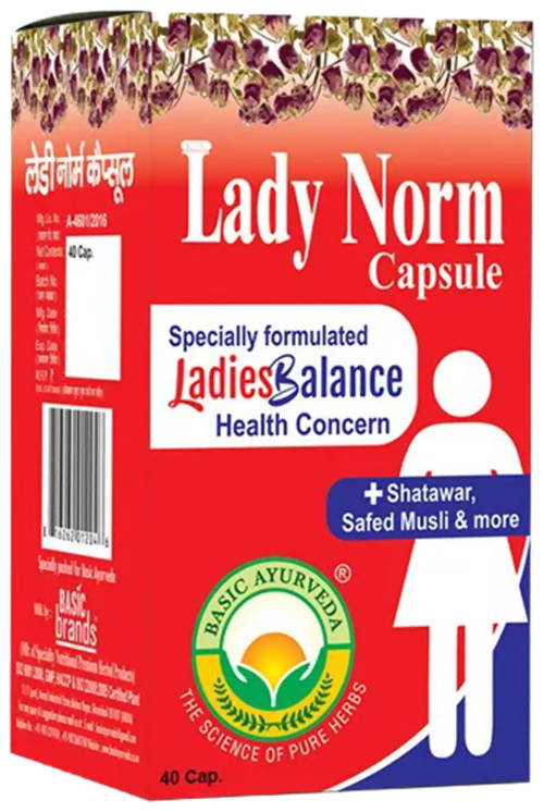 Basic Ayurveda Lady Norm Capsule - 40 Capsule image 3