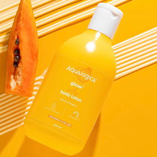 Aqualogica Glow+ Silky Body Lotion - 300 ml image 1