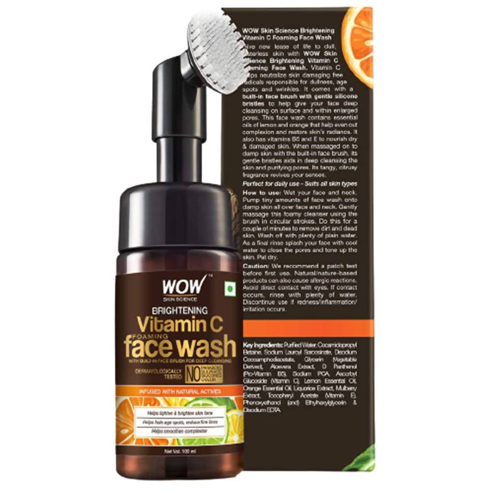 Wow Skin Science Brightening Vitamin C Foaming Face Wash image 2