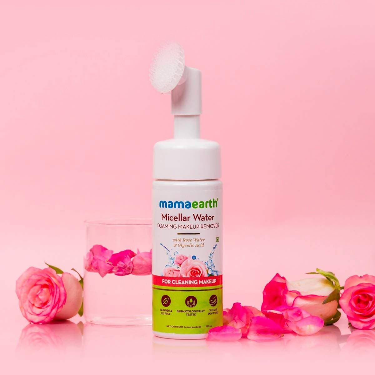 Mamaearth Micellar Water Foaming Makeup Remover For Cleaning Makeup - 150 ml image 2