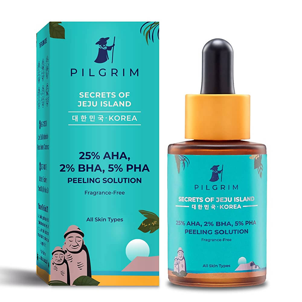 Pilgrim 25% AHA + 2% BHA + 5% PHA Peeling Solution for Face Pigmentation -30 ml image 1