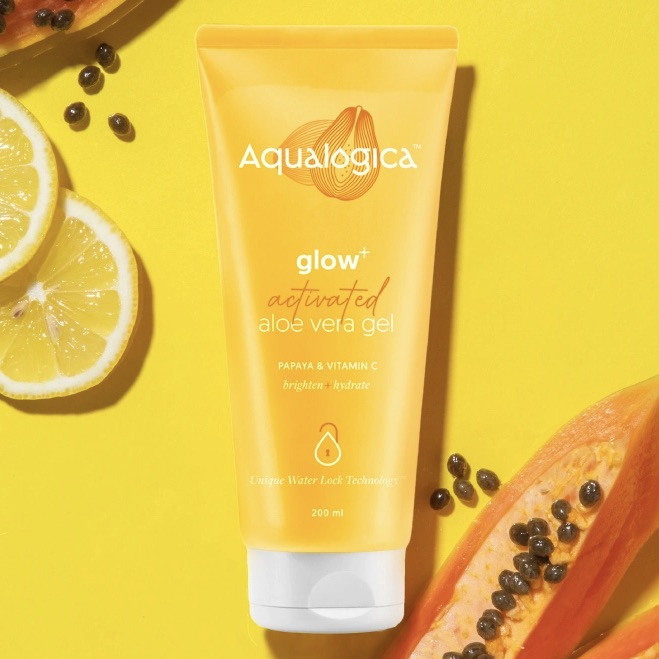Aqualogica Glow+ Activated Aloe Vera Gel - 200 ml image 1