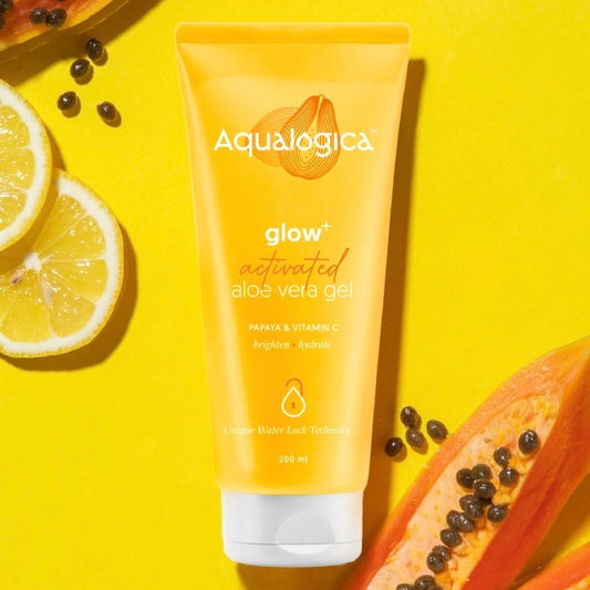 Aqualogica Glow+ Activated Aloe Vera Gel - 200 ml image 1