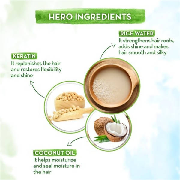 Mamaearth Rice Water Conditioner With Rice Water and Keratin - 250 ml image 3