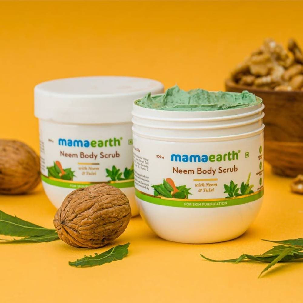 Mamaearth Neem Body Scrub For Skin Purification - 200 gms image 2