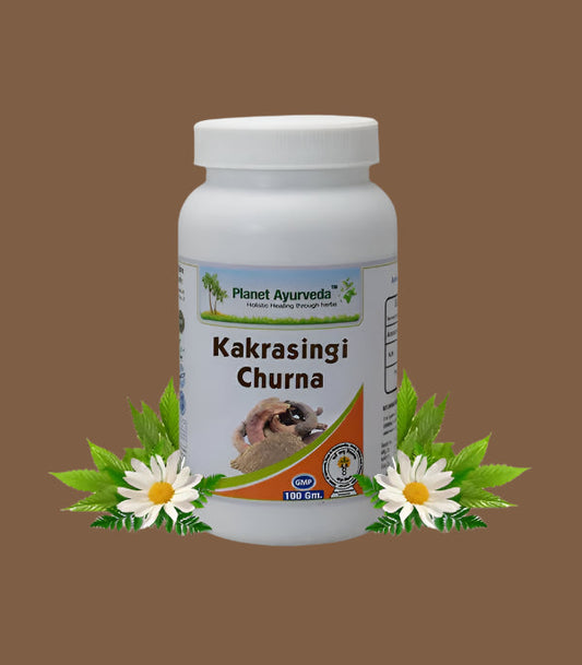 Planet Ayurveda Kakrasingi Churna - 100g - Natural Digestive & Respiratory Support image 1