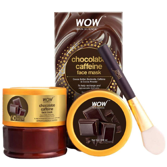 Wow Skin Science Chocolate Caffeine Face Mask - 200 ml image 1