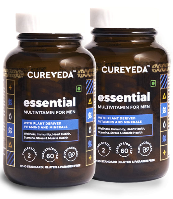 Cureveda Natural Multivitamin Tablets - 60 Count, Plant-Based Daily Wellness Supplement image 2
