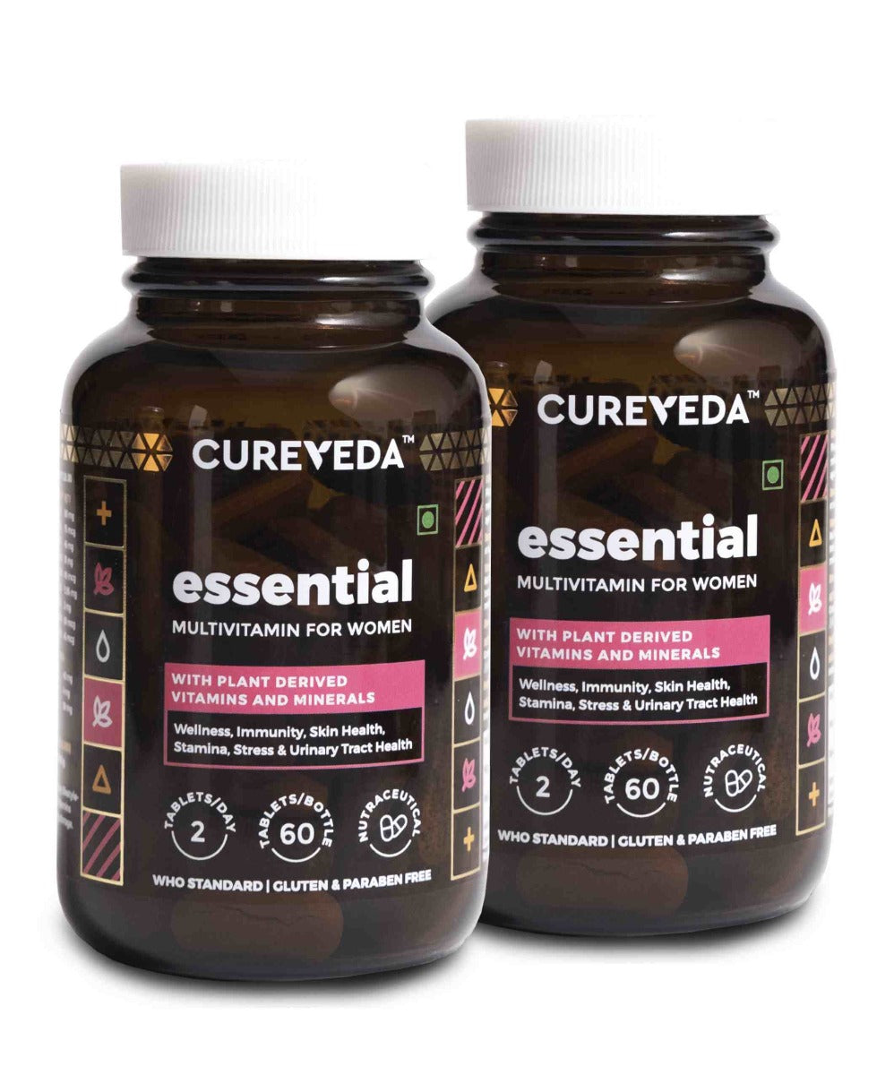 Cureveda Natural Multivitamin Tablets - 60 Count, Plant-Based Daily Wellness Supplement image 4