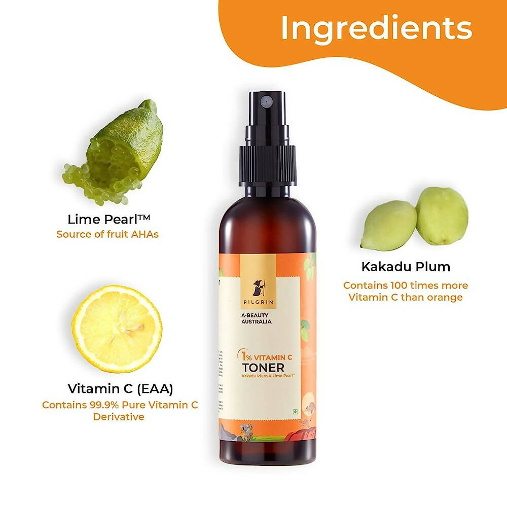 Pilgrim Australian 1% Vitamin C Toner for Glowing Skin image 2