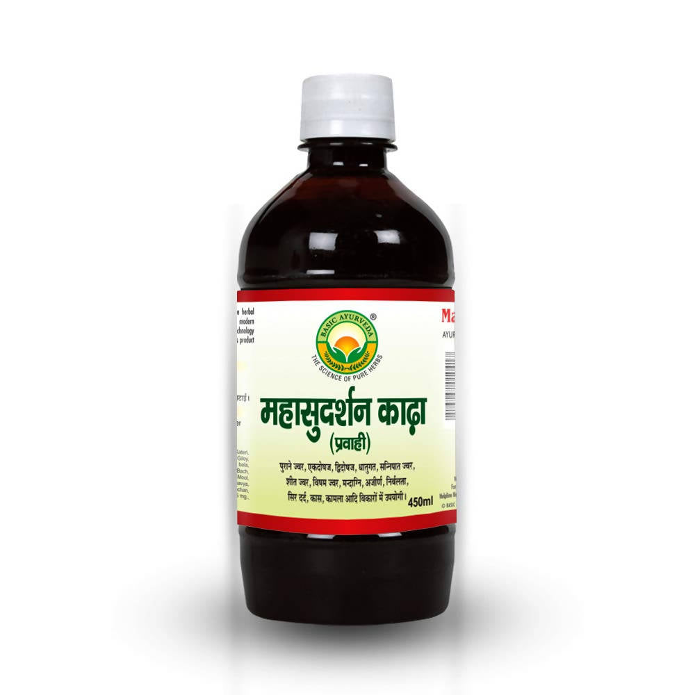 Basic Ayurveda Mahasurdarshan Kadha (Pravahi) - 450 ml image 4