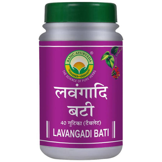 Basic Ayurveda Lavangadi Bati - 40 Tablets image 1