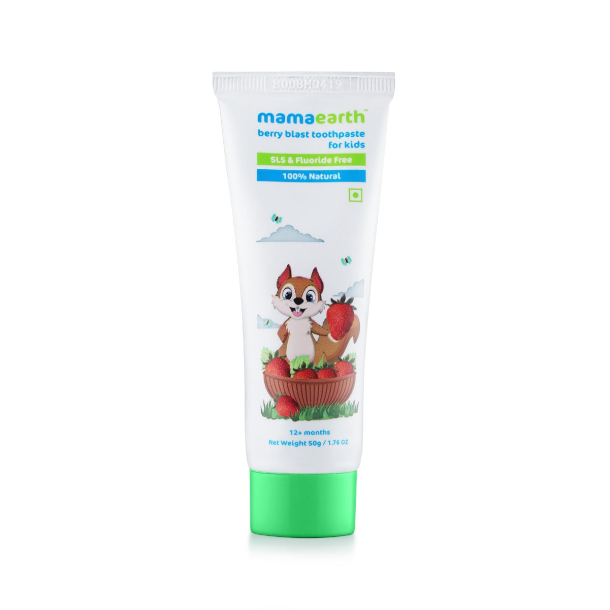 Mamaearth Natural Berry Blast Toothpaste for Kids - 50 gms image 2