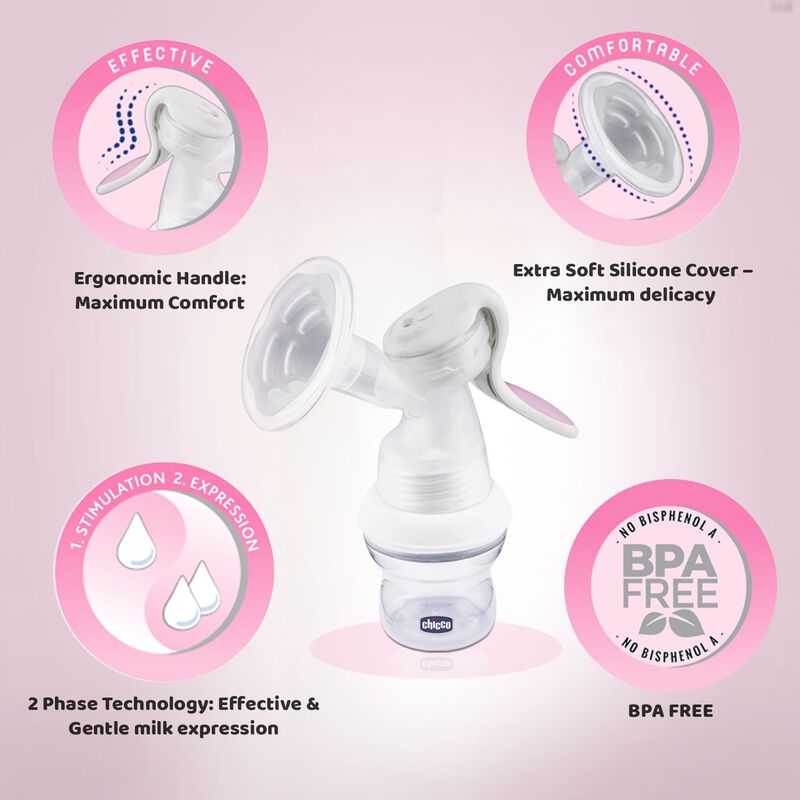 Chicco Natural Feeling Manual Breast Pump image 3