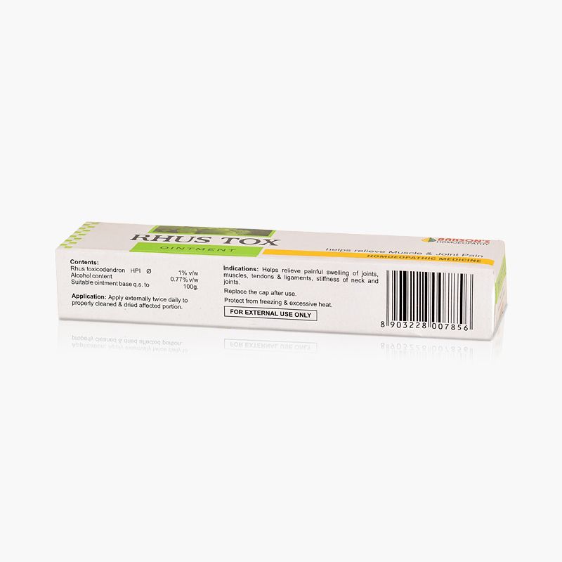 Bakson's Homeopathy Rhus Tox Ointment image 2
