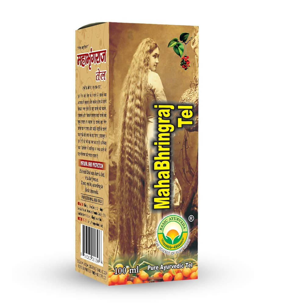 Basic Ayurveda Maha Bhringraj Tel - 100 ml image 4
