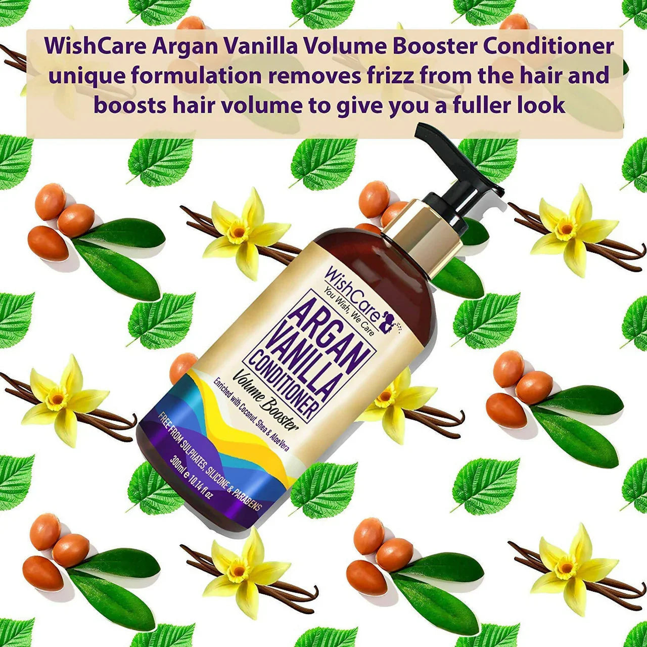 Wishcare Argan Vanilla Conditioner -300 ml image 4