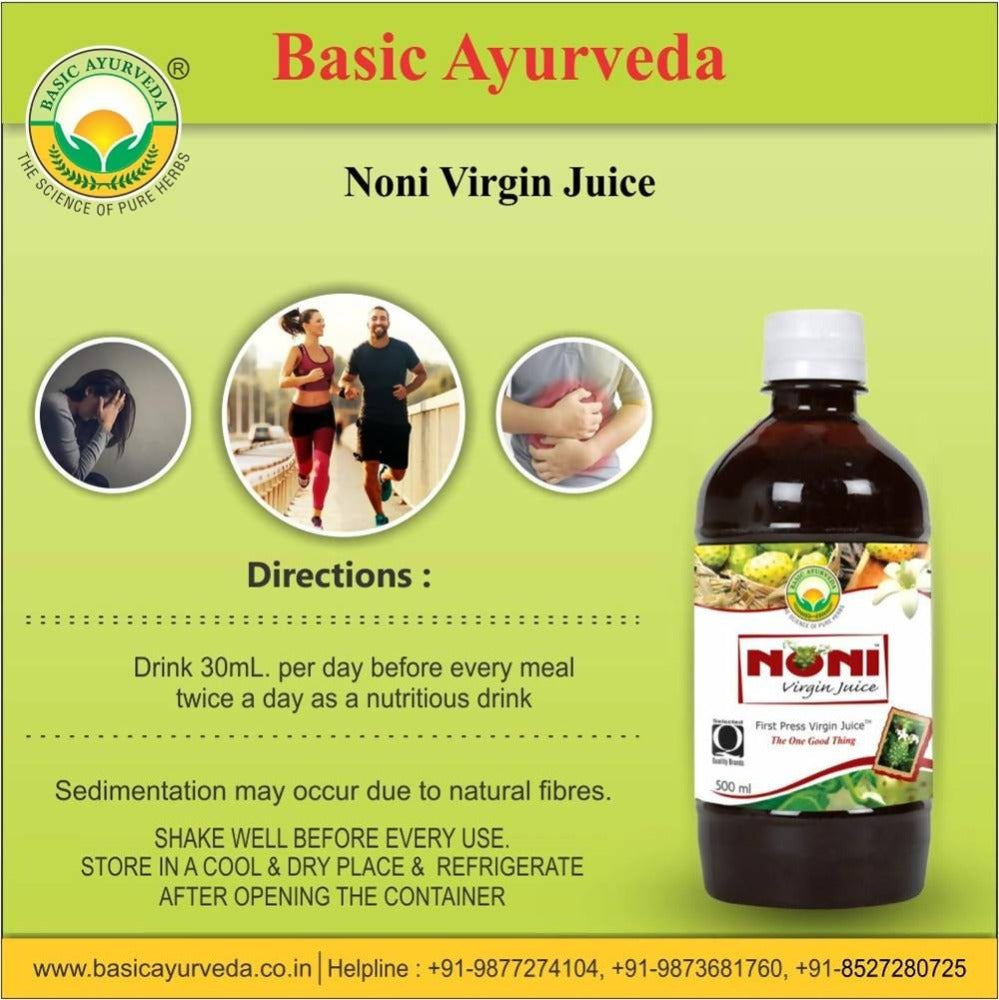 Basic Ayurveda Noni Virgin Juice - 500 ml image 3