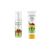 Mamaearth Ubtan Face Wash For Tan Removal & Bye Bye Blemishes Face Cream Combo image 1