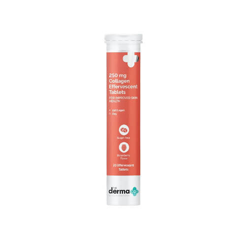 The Derma Co 250 mg Collagen Effervescent Tablets for Improved Skin Health - 20 tabs image 2