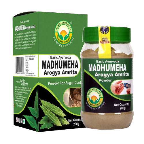 Basic Ayurveda Madhumeha Arogya Amrita Powder - 200 gms image 1