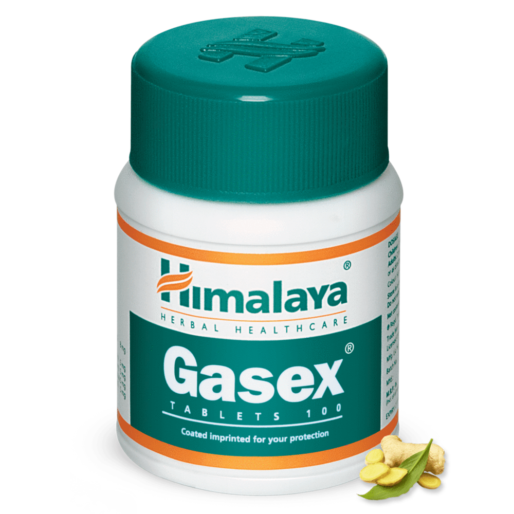 Himalaya Herbals Gasex Tablets 100tabs image 1
