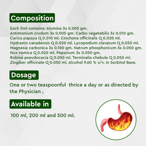 Allen Homeopathy Gastropep Tonic (Sugar Free) image 3