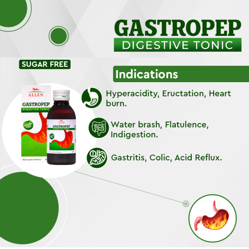 Allen Homeopathy Gastropep Tonic (Sugar Free) image 2