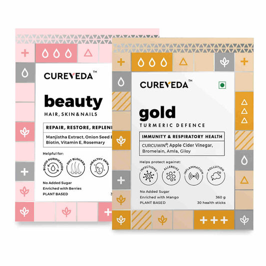 Cureveda Gold & Beauty Combo image 1