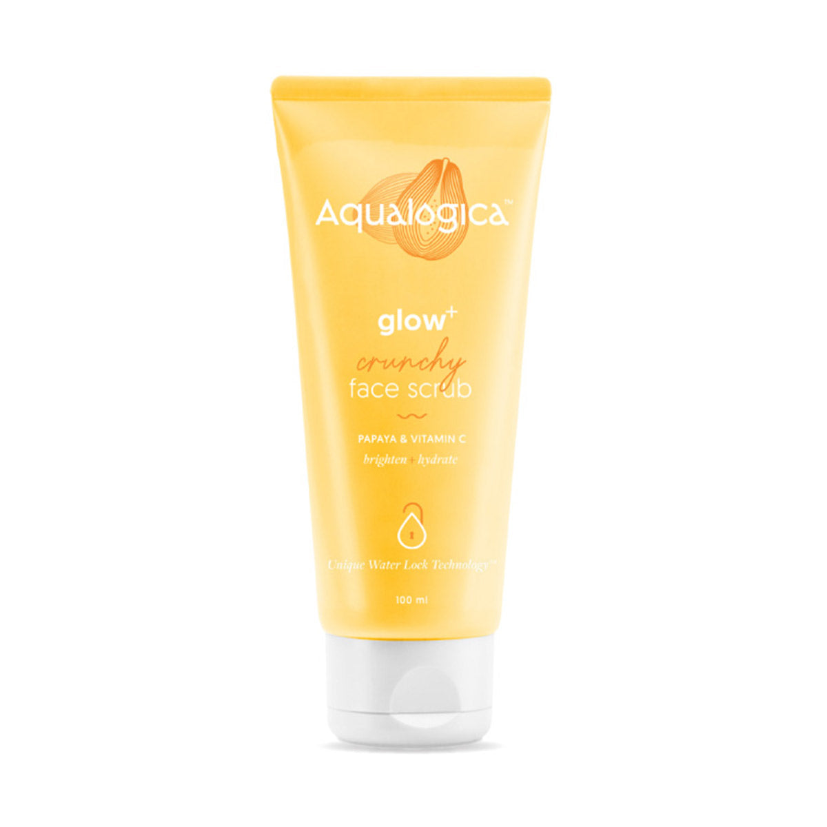 Aqualogica Glow+ Crunchy Face Scrub - 100 gms image 2