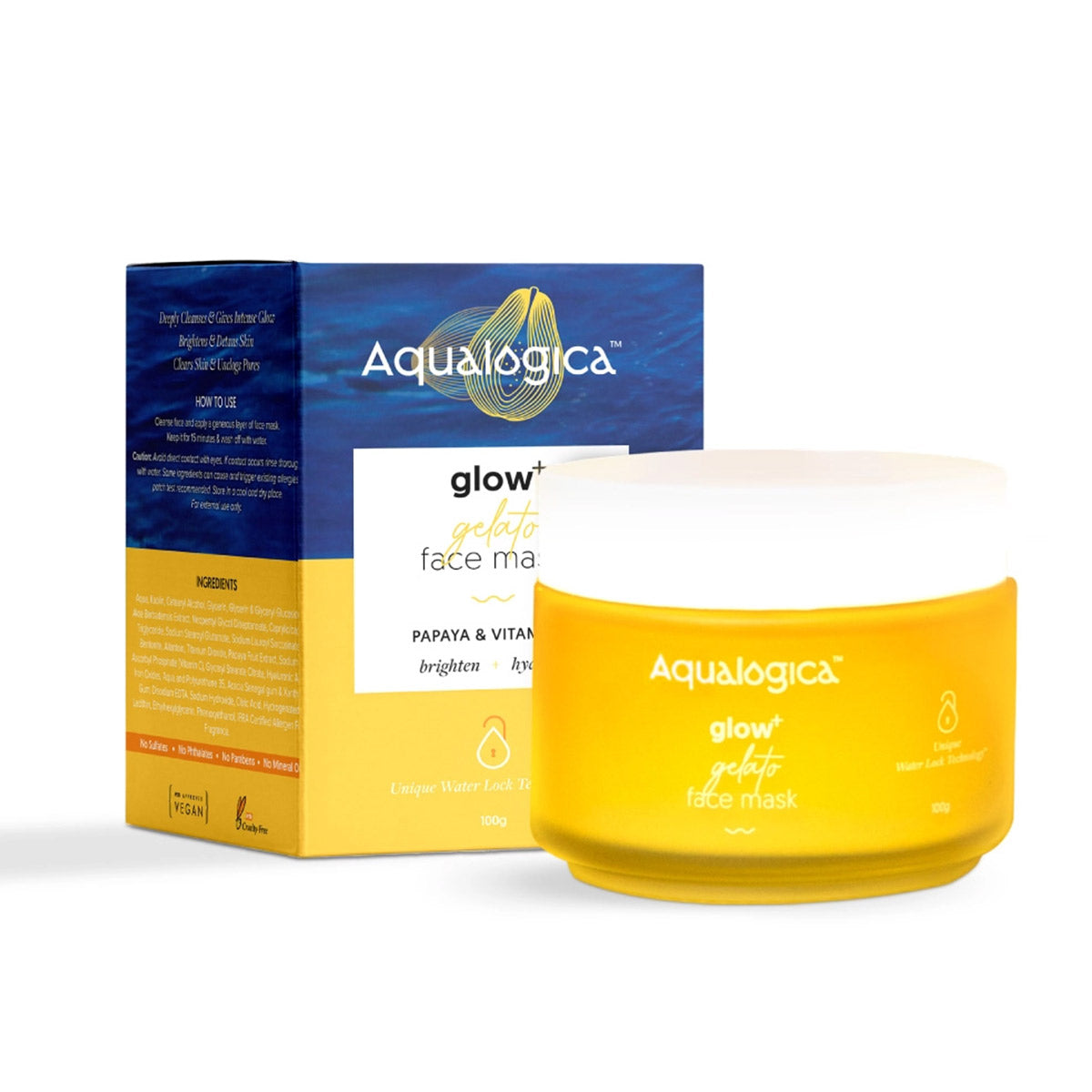 Aqualogica Glow+ Gelato Face Mask - 100 gms image 2