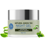 The Moms Co. Natural Green Tea Night Gel - 50g for Hydration & Skin Soothing image 1