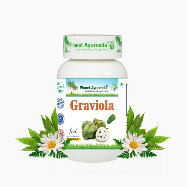Planet Ayurveda Graviola Capsules - 60 tabs image 1