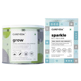 Cureveda Grow & Sparkle Herbal Combo – Hair Health & Immunity Support image 1
