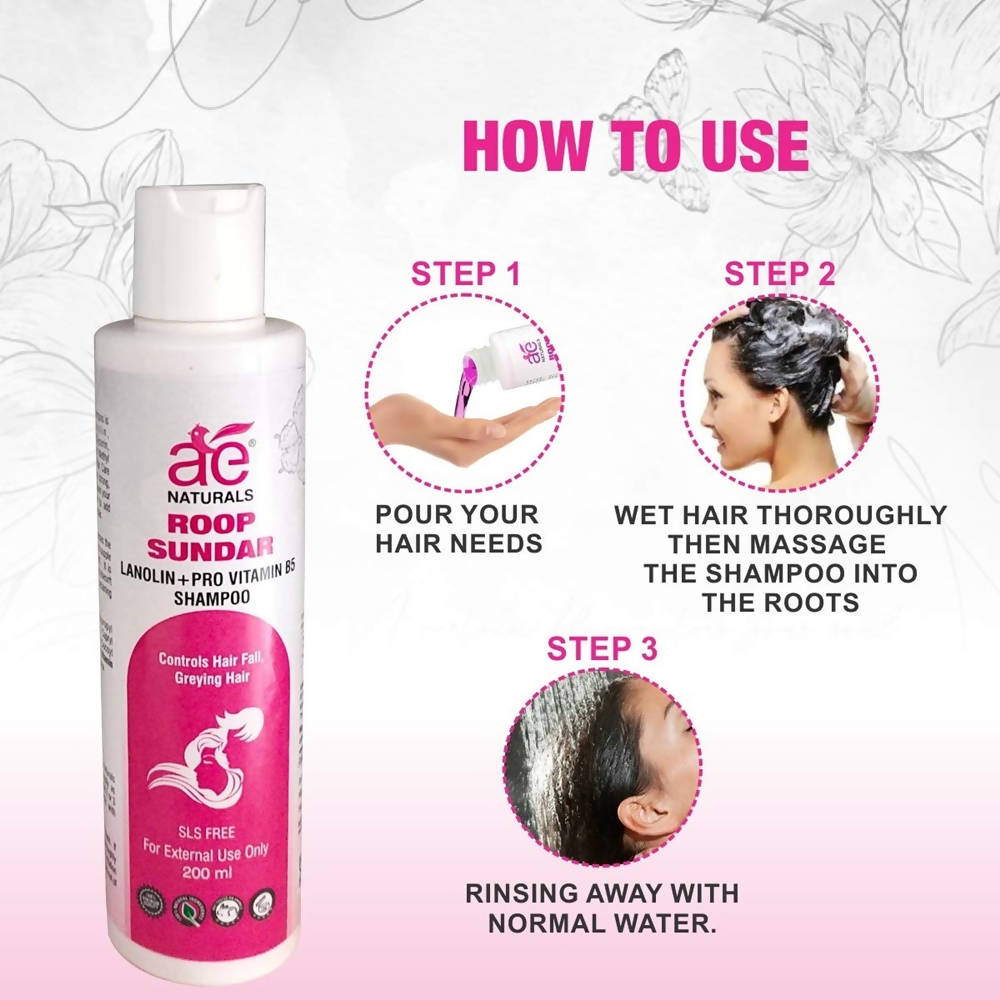Ae Naturals Roop Sundar Lanolin + Pro Vitamin BS Shampoo image 2