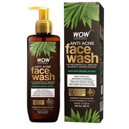 Wow Skin Science Anti Acne Face Wash image 1