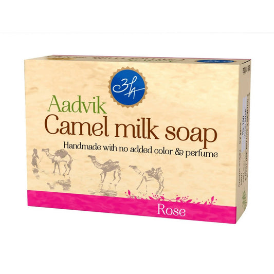 Aadvik Camel Milk Soap With Rose Essential Oil image 1