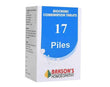 Bakson's Homeopathy Biochemic Combination 17 Tablets image 1